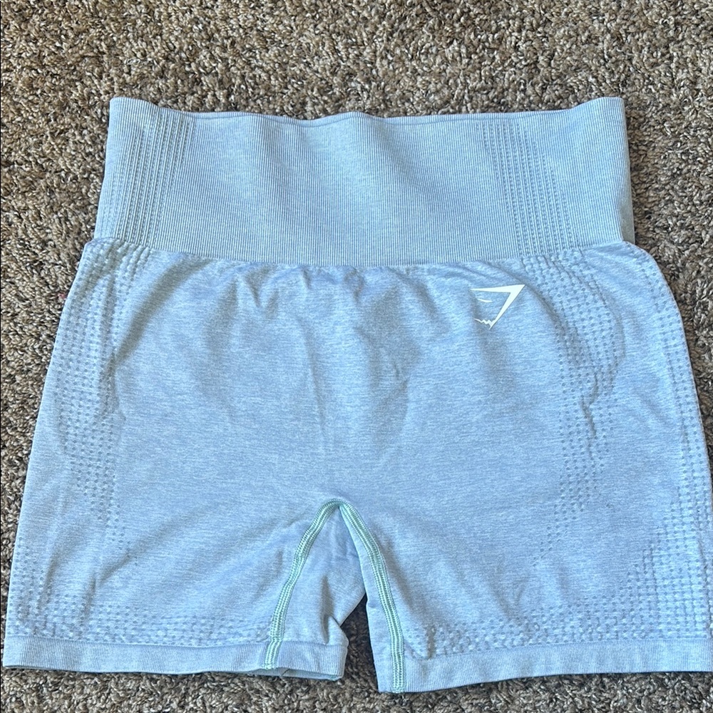 Gymshark Gray Athletic Shorts with Seamless Waistband